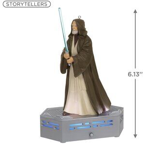 New! Star Wars Storytellers Obi-Wan Kenobi Hallmark Keepsake Christmas Ornament